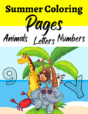Summer Coloring Pages, Animal Alphabet Letters Coloring Pages