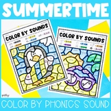 Summer Coloring Pages | Color by Code | Coloring By Sound