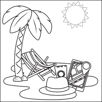 Summer Coloring Pages - Coloring Book - Summer Coloring Sheets - Summer ...