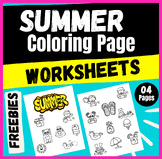 Summer Coloring Pages, FREEBIE End of the Year Coloring Sh