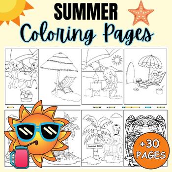 Summer Coloring Pages | Printable Summer Coloring Pages End of The Year