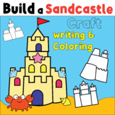 Summer Coloring Pages : Sandcastle Craft