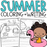 Summer Coloring Pages Summer Writing Activities