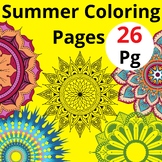 Summer Coloring Pages and Activities for Year-End Fun