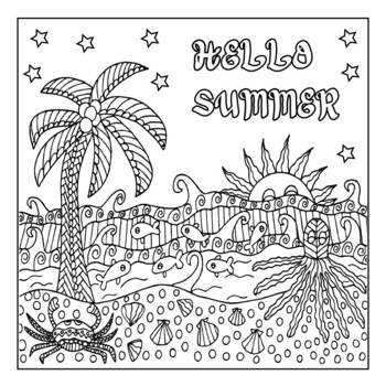 Summer Coloring Book for Kids: Summer fun Coloring Pages with Children  Playing on the Beach and Summer Activities, for Kids, Girls, and Boys ages  4-8 - Yahoo Shopping