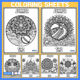 Summer Coloring Sheets | End of the Year Coloring Pages | 