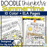 End of the Year Coloring Pages May Summer Last Week of Sch