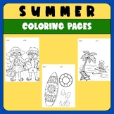 Summer Coloring sheets, Craft -Activities, Coloring Pages,