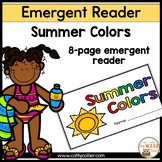 Summer Colors Emergent Reader Independent Reading Mini Book