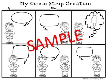 Comic Strip Template: Kids Summer Activities To Get Busy Journaling  Holidays And Trips In A Blank Comic Book Template | Comics Preschool  Learning