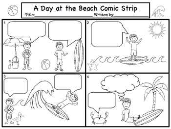 comic strip writing assignment
