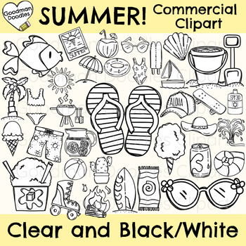 Preview of Summer Commercial Clipart