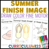 Summer Complete The Image Fine Motor Finish The Drawings W