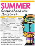 Summer Comprehension Notebook
