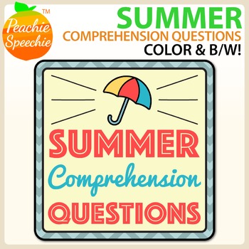 Preview of Summer Comprehension Sentences