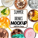 Summer Cool Drinks Mock-up , End of Year Mock up