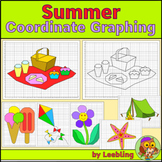 Summer Coordinate Graphing Mystery Pictures, Ordered Pairs