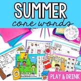 Summer Core Vocabulary Word Thematic Unit for Speech Thera