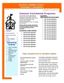 Summer Counselor Connection Newsletter