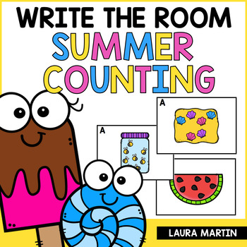 Preview of Summer Count the Room - Summer Counting Activities - Summer Kindergarten Math