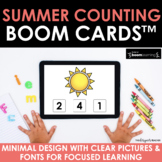 Summer Counting 1-10 Boom Cards™