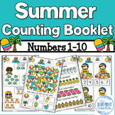 Summer Counting Booklet | Counting to 10 Summer Packet PreK