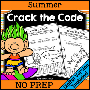 Preview of Summer Crack the Code | Early Finishers | Printable & Digital