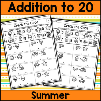 Summer Crack the Code | Early Finishers | Printable & Digital