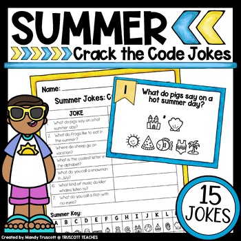 Preview of Summer Crack the Code | Summer Jokes