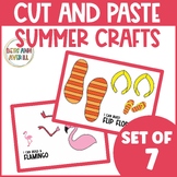 Summer Craft Kindergarten Activity for Centers Cut and Pas