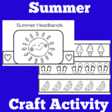 Summer Theme Craft | Worksheet Activity Preschool Kinderga
