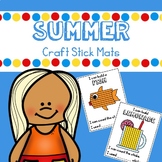 Summer Craft Stick Mats