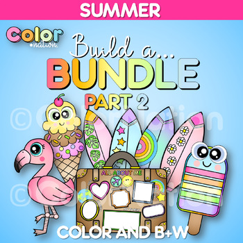 Preview of Summer Crafts PART 2 BUNDLE - End of the Year Bulletin Board Back to School