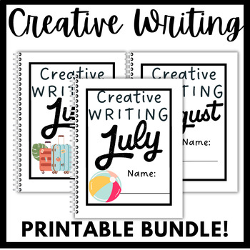 Preview of Summer Creative Writing Printable Version