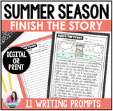 Summer Creative Writing Prompts- Summer Writing Story Star