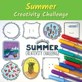 Summer Creativity Challenge - Finish the picture printable