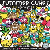 Summer Cuties Clipart MEGA Set {summer elements clipart}