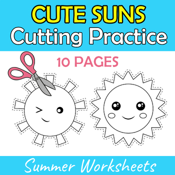 Scissor Skills Cutting Practice #Summer Graphic by MiaPrintus · Creative  Fabrica