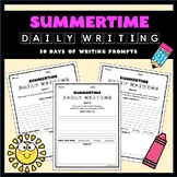 Summer Daily Writing Prompts - 30 Days of Writing