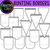 Bunting Border Clipart {Creative Clips Clipart}