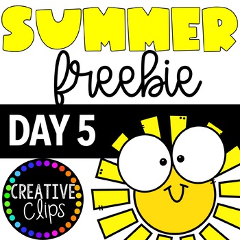 Preview of Summer Deals Week Freebie #5 {Creative Clips Clipart}