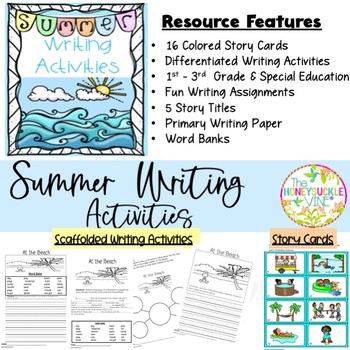 Preview of Summer Differentiated Writing Activities