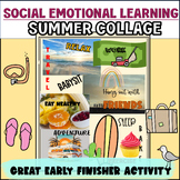 Summer Digital Collage Social Emotional Learning Activity 