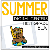 Summer Digital LITERACY Centers for 1st Grade