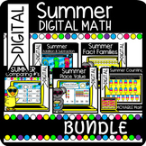 Summer Digital Math BUNDLE: Google Classroom