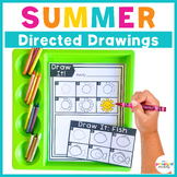 Summer Directed Drawings For Preschool, PreK and Kindergarten