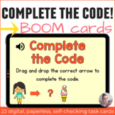 Summer Directional Coding Activities Digital Task Cards with Boom