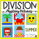 Summer Division Mystery Picture Activities