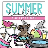 Summer Doodles - Clip Art [IN COLOR!]