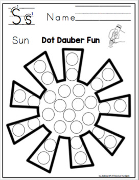 Summer Dot Dauber Fun by Preschool Printable | Teachers Pay Teachers